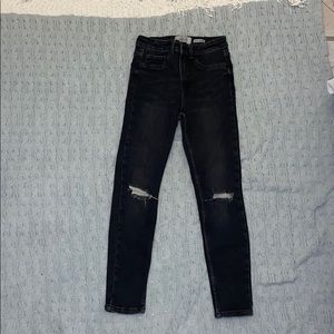 Trendy black denim